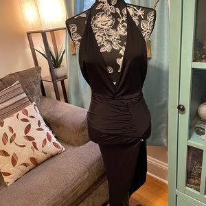 Black Silk Dress